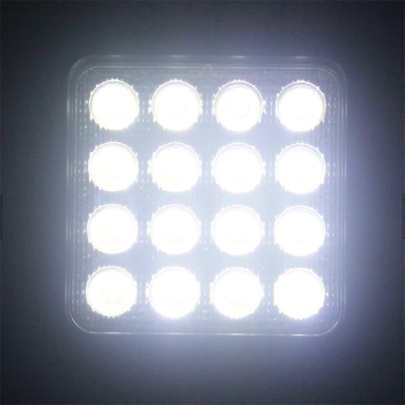 Waterproof Car Boat 48W Floodlight LED Off-road Work Light Lamp 10-30V Super Bright Truck Driving LED Working Light Car-Styling