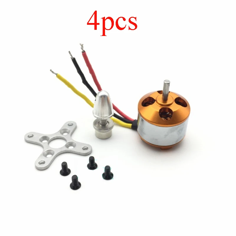 4 шт. XXD2212 бесщеточный двигатель KV930 1000 1400 2200 2450 мотор + пуля перекрестная сварная