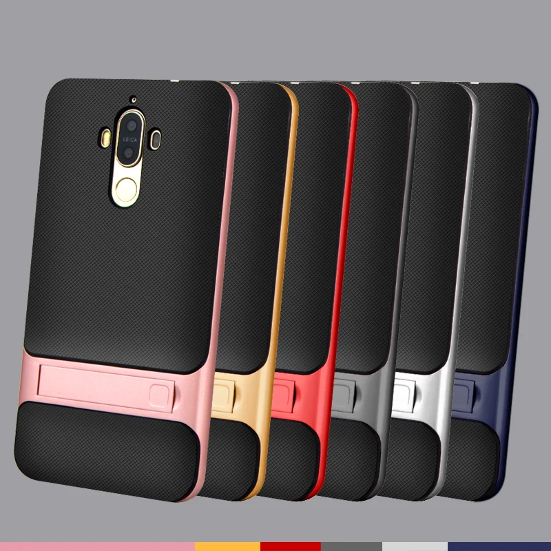 

PC Frame +TPU Silicone Back Cover Case for Huawei Mate 9 Luxury Back Case for Huawei Mate 9 / Mate 9 Pro Fitted Case