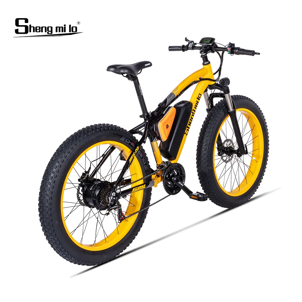 Discount High Quality 500W Electric Bike, 26*4.0 Fat Tire, 21 Speed Snow Bike, Hydraulic Disc Brake, 5 Level Pedal Assist 8