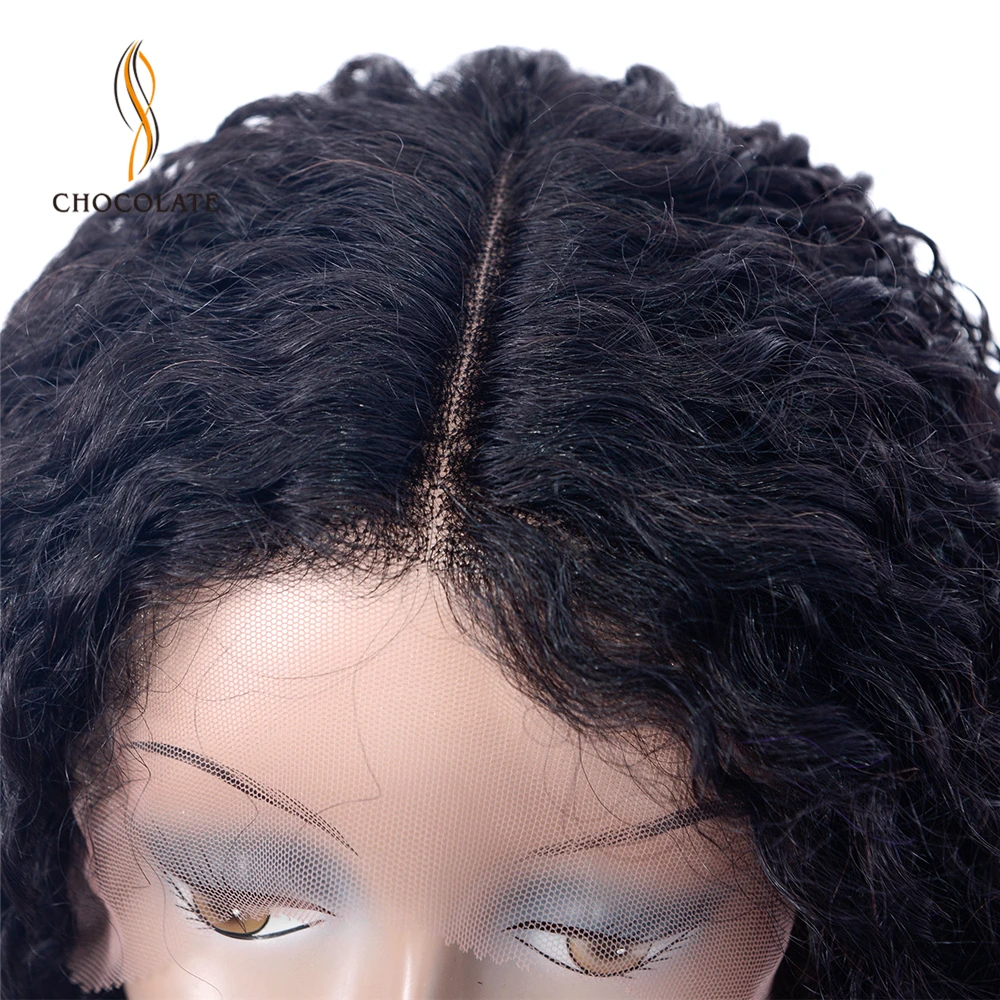 Т-образный монгольский кудрявый парик, кружевные человеческие волосы, парики для черных женщин, плотность 150, 13*2, Реми, средняя часть, кружевной парик