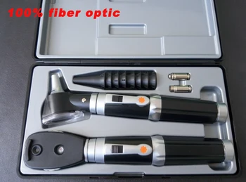 

Germany Quality Professional Diagnostic Medical ENT Kit Direct Ear care Portable Fiber Optic Otoscope and ophthalmoscope