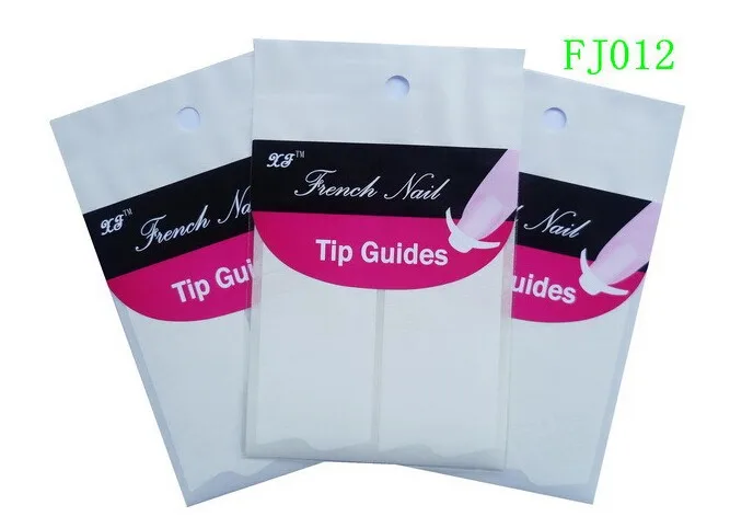 Fora-atacado Novo Chegou Arte Francês Manicure Guias Curvo Meia Lua Estilos Dicas Adesivos Estêncil 18 Desígnios 20% 100sheetsunha 23 High Quality Beleza e saúde