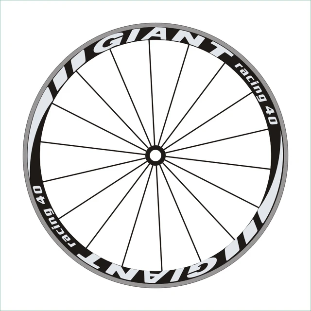 24pics 4colours 2Wheels/set Road Bike 700c Wheel Rim Stickers Wheel