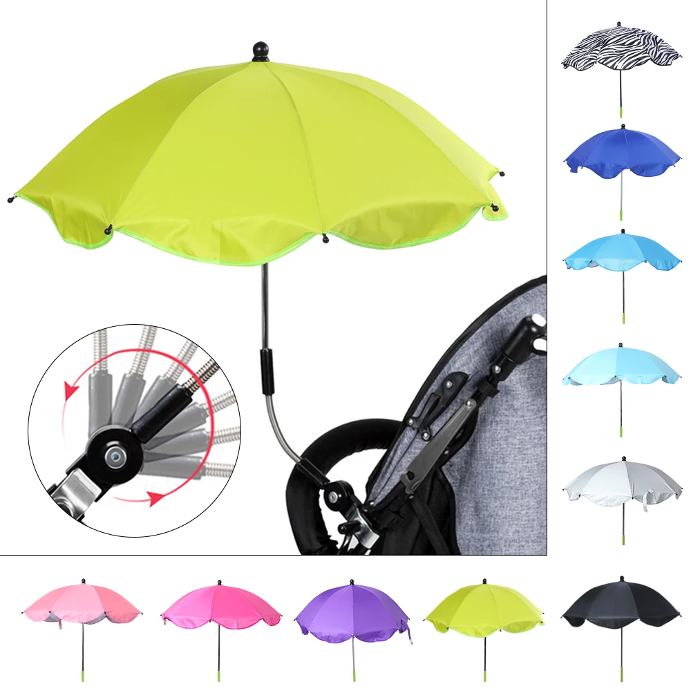 Parasol De Protection Contre Le Soleil Parapluie Poussette Reglable Protection Contre La Pluie Et Les Uv Poussette Pour Bebe Avec Pince Universelle Aliexpress