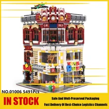 XINGBAO 01006 подлинный творческий город МОС серия игрушки и книжный магазин строительные блоки кирпичи развивающие игрушки для детей Подарки