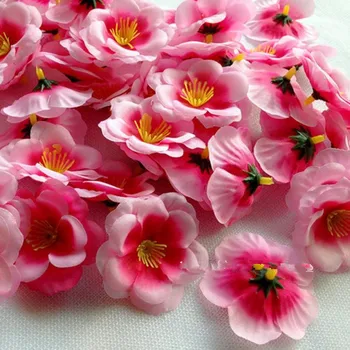 

Artificial Flowers Peach blossom flower decoration dried silk flower