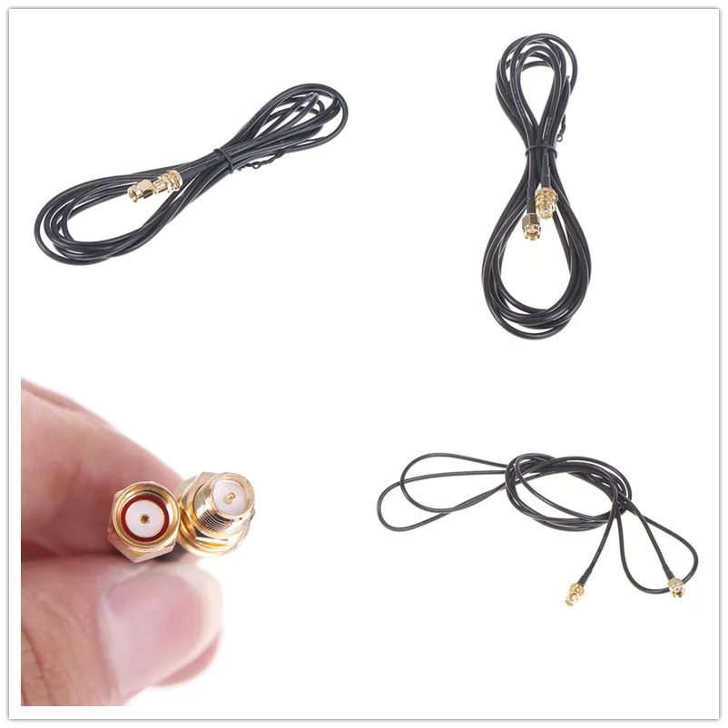 

1Pcs 1M RP-SMA Extension Cable Male to Female Interface Pure Cupper for WiFi Wi-Fi Router Antenna Coaxial