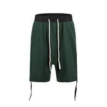 High Street летние шорты свободного кроя в стиле хип-хоп мужские повседневные мешковатые винтажные зеленые шорты Уличная Харадзюку, крутая шорты