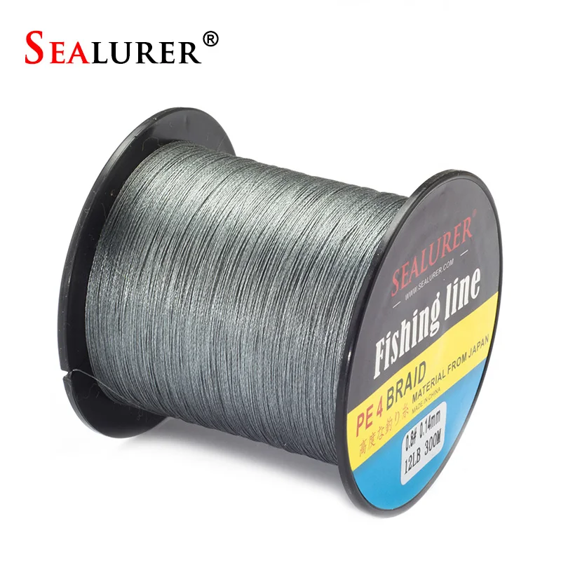 Sealurer ماركة 300 متر 330 متر خط الصيد pe مضفر أصفر رمادي أزرق أخضر 4 يقف 8lb 10lb 15lb 20lb 50LB multifilament Sealurer ماركة 300 متر 330 متر خط الصيد pe مضفر أصفر رمادي أزرق أخضر 4 يقف 8lb 10lb 15lb 20lb 50LB multifilament