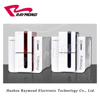 

Evolis primacy single-sided id card printer machine replace pebble4 printer use R5F008S140 YMCKO ribbon