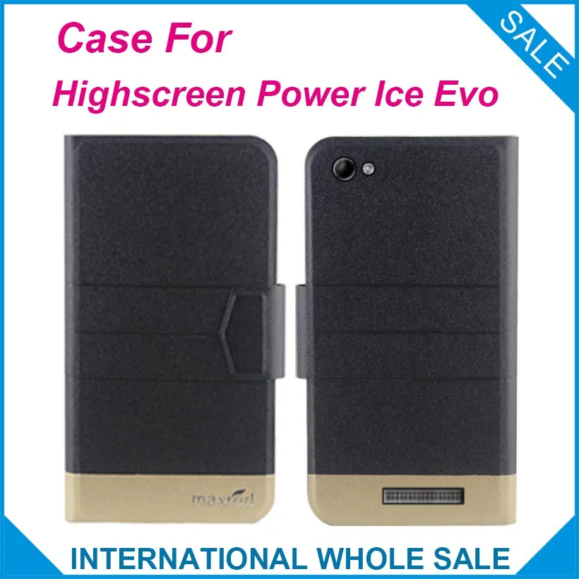 

5 Colors Hot! Highscreen Power Ice Evo Case,2016 High quality Full Flip Fashion Customize Leather Exclusive 100% suitable Cover