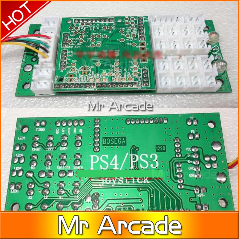 

PS4 PS3 usb encoder joystick and buttons to ps 4 platform and ps3 platform