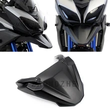 Черные аксессуары для мотоциклов переднее крыло клюв удлинитель колеса крышка капота для YAMAHA MT-09 MT09 Tracer