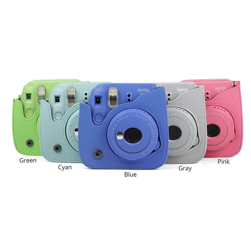 Для Fujifilm Instax Mini 8 Skin Cover аксессуары для камеры PU кожаная сумка мгновенной