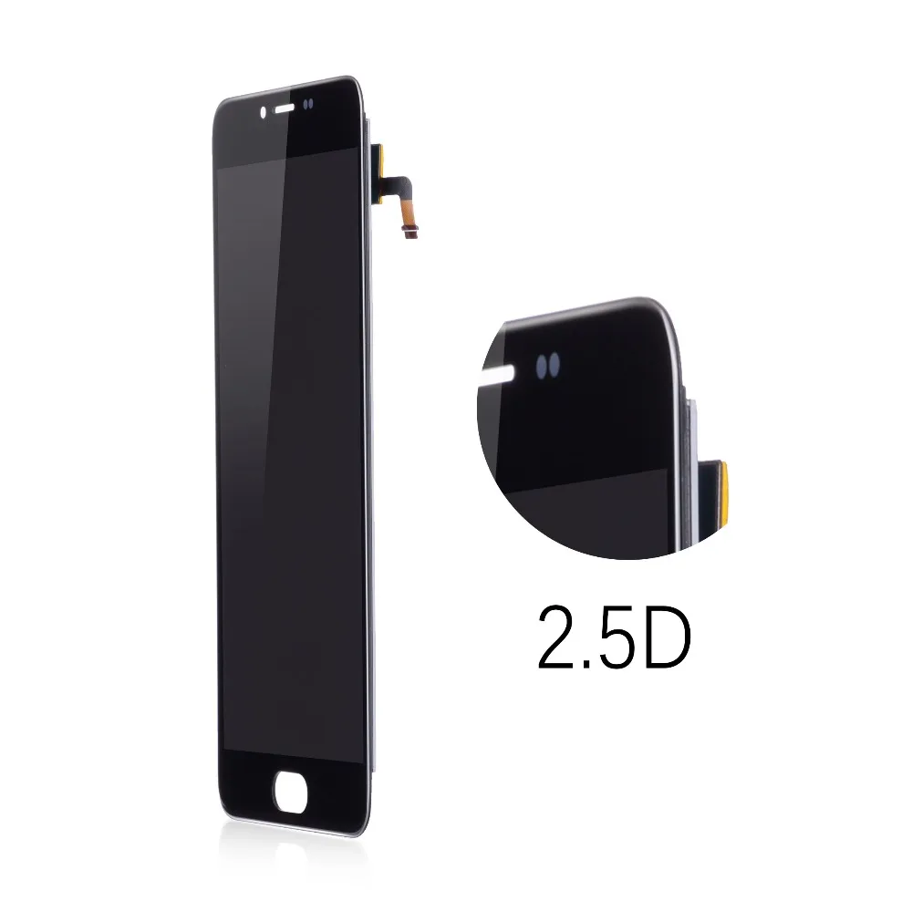 Продажа Дисплей для MEIZU M5 M611H LCD в сборе с тачскрином на рамке Оригинал 5.2 черный белый