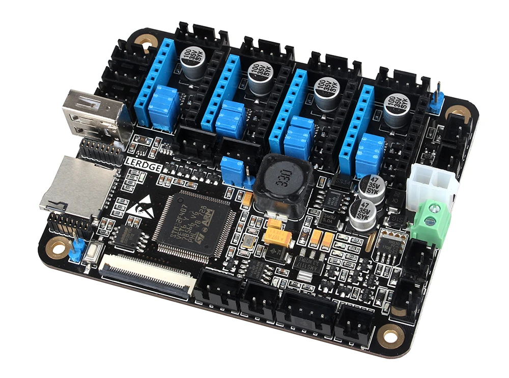 Placa de Impressora Placa-mãe com Braço 32bit para Placa Lerdge-x Controle Peças 32 Bit Mainboard Tmc2208 Lv8729 Tmc2209 3d Stm32 28 32 bit mainboard tmc2208 lv8729 tmc2209