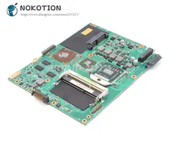 NOKOTION материнская плата для ноутбука Asus K52DR K52DE K52D основная плата DDR3 Бесплатная Процессор HD5740 60-NZRMB1000-D16