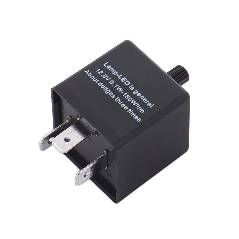 

3-Pin CF14 Turn Signal Lights Hyper Blink Flash Fix Adjustable LED Flasher Relay