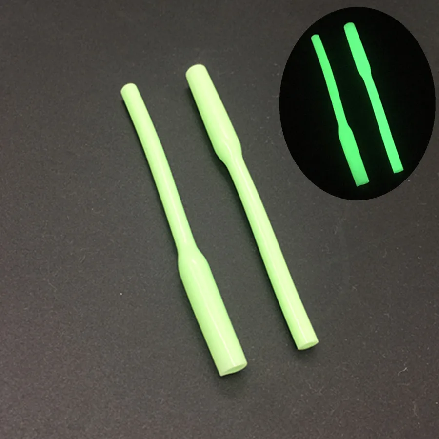

15Pcs*Night Fishing Silicone Luminous Sleeve Tube Glow In Dark Rig AntiTangle sleeve Hook Lure Tube Carp fishing lure making DIY