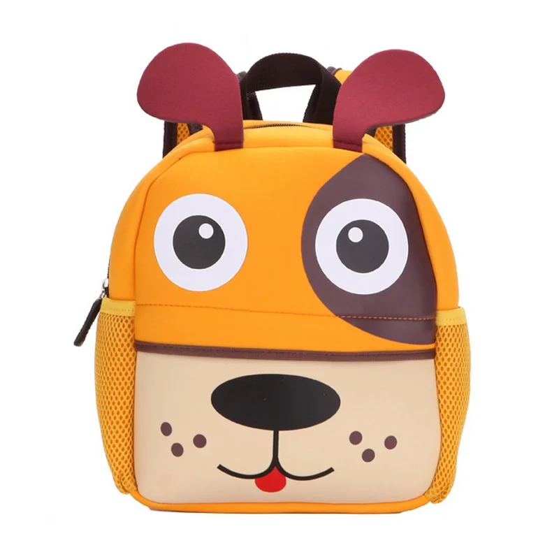 Детский рюкзак с 3D милым животным дизайном, неопреновый рюкзак для малышей, школьные сумки для детского сада, для девочек и мальчиков, мультяшный школьный ранец, жираф, сова