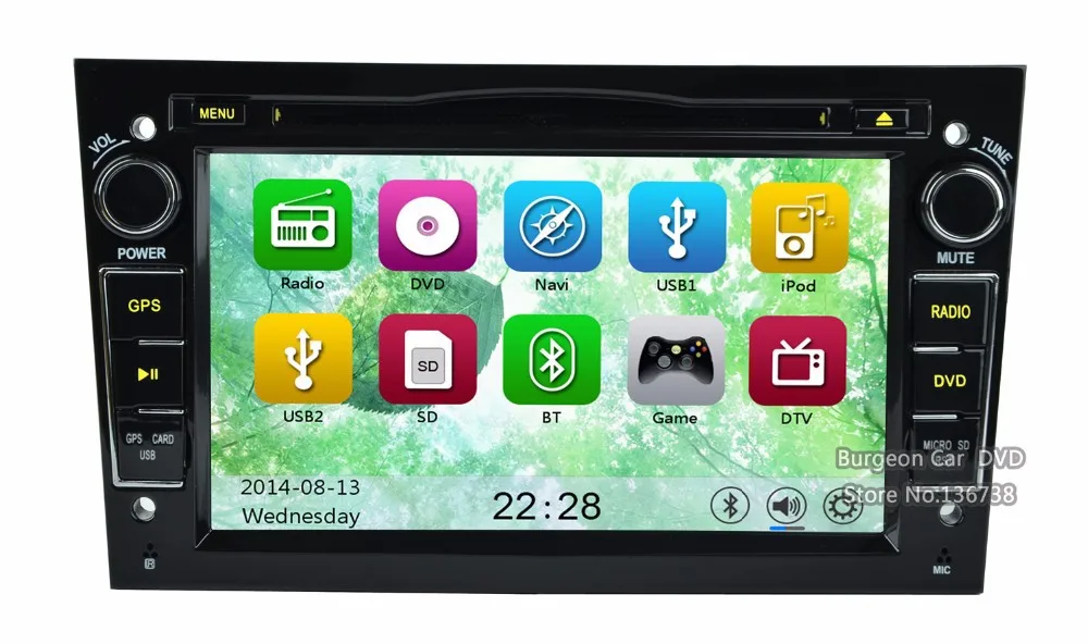 Top Factory Price Car DVD Player for Opel Astra H Combo Corsa Meriva Vivaro Tigra Signum Radio Stereo Iphone GPS Navigation system 27