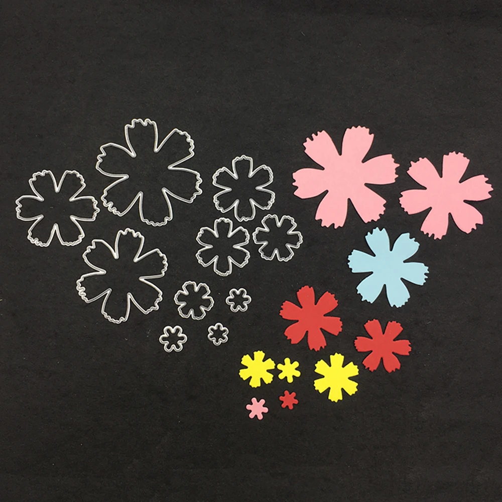  Flower Metal Cutting Dies Scrapbooking Die DIY Craft Cut Die Photo Invitation Cards Making Cut Dies - 32888345789