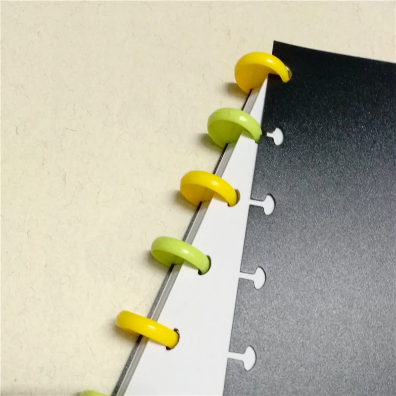 

Fromthenon 20mm Color Plastic Disc-Bound Binding Combs For Happy Planner Notebook Organization Planner Accessories Stationery