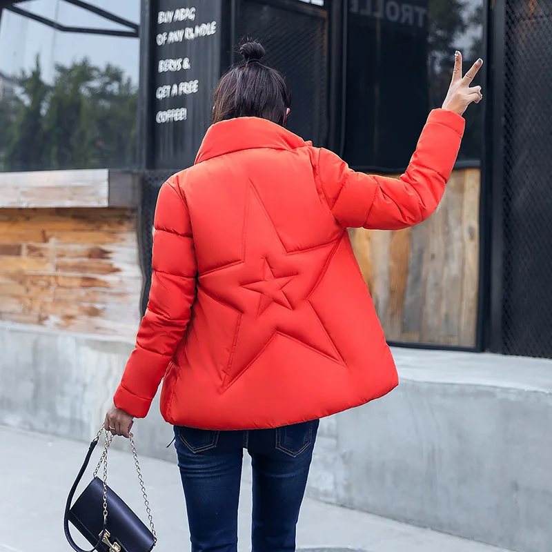 

Fashion Cold Nice Winter Jacket Women Turtleneck Thickcotton Clothing Warm Cotton Down Parka Jacket Coat Women Jackets Coats