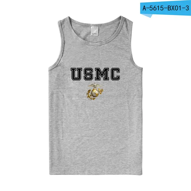 USMC Tank Top Casual Summer Men Women Vest United States Marine Corps