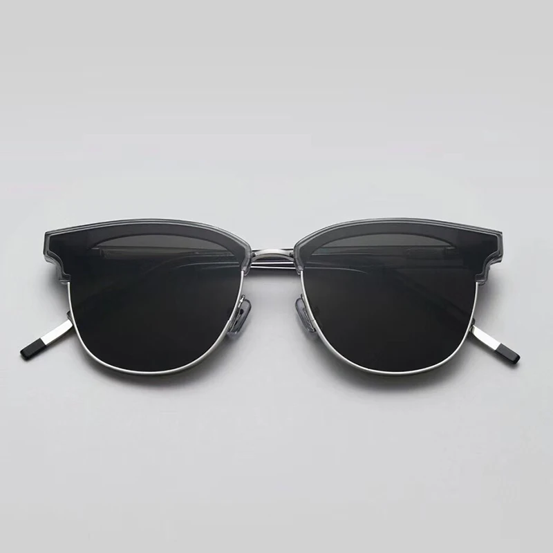 No.3 Sunglasses Половина обод Для женщин солнцезащитные очки Брендовая Дизайнерская обувь Высокое качество Óculos De Sol женский в стиле ретро модные женские UV400 очки оттенки - Цвет линз: No.3 Sunglasses
