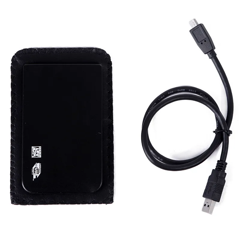Алюминиевый Внешний чехол для жесткого диска 2," USB 3,0 SATA HDD