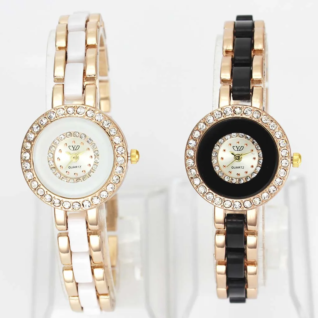 

Ladies Necklace Quartz Watches Women Fashion relogio feminino Decoration Black White Chain Small Wrist Watch Jewelry