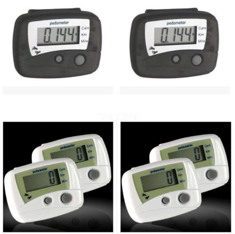 100Pcs/Lot LCD Run Step Pedometer Walking Distance Counter Passometer ABS Gym Calorie Tracker | Спорт и развлечения