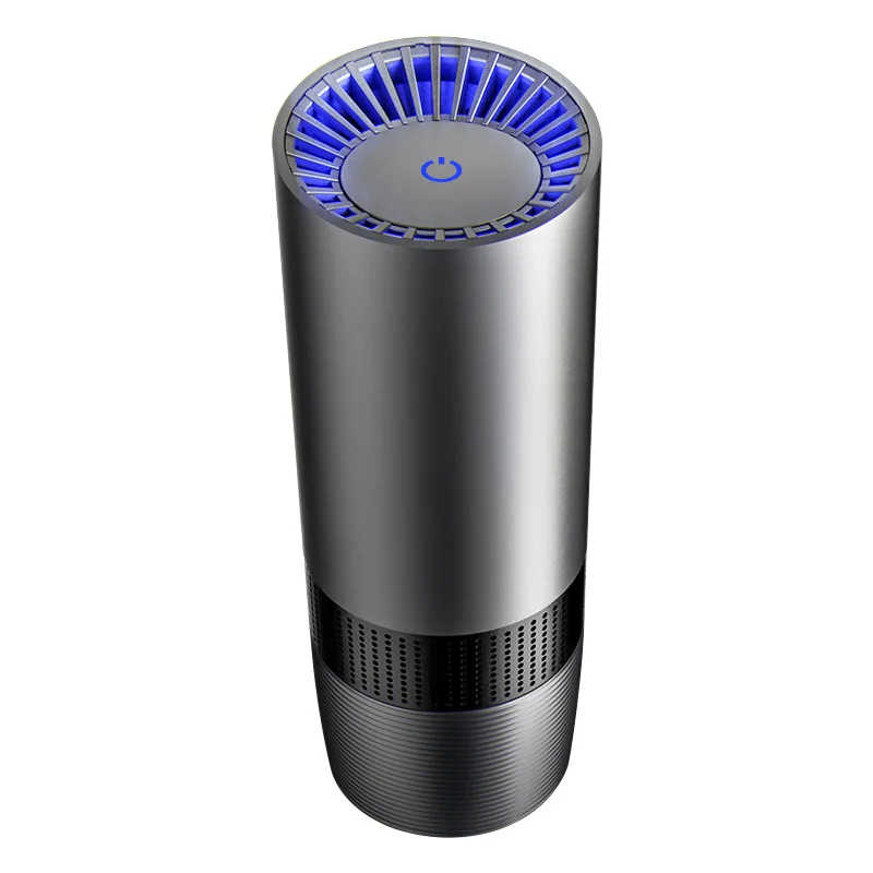 

Mini Portable Intelliget Car Air Purifier USB HEPA Fresh Air Negative Ion Cleaner Oxygen Removes PM2.5 Smoke Odors Black