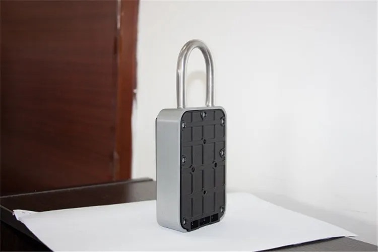 Outdoor Key Safe Box Keys Storage Box Padlock Use Four Password Lock Alloy Material Keys Hook Security  Boxes
