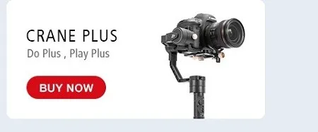 ZHIYUN Official Crane Plus 3-Axis Handheld Gimbal Stabilizer for Mirrorless DSLR Camera Support 2.5KG POV Mode22