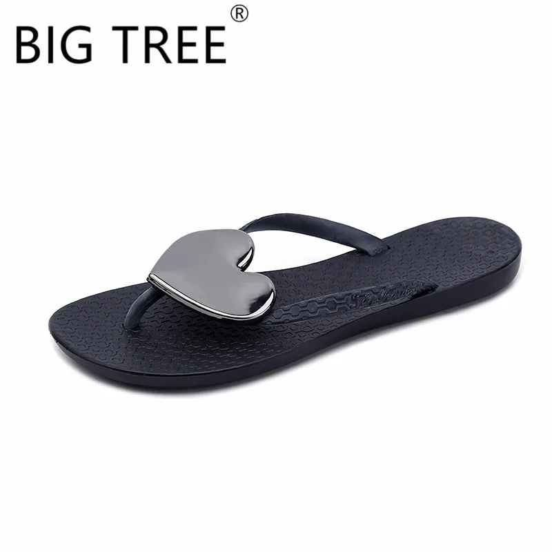 

BIGTREE 2019 Fashion Ladie Summer Cute Platform Slipper Soft Bottom Non-slip Beach People Drag Channel Slippers Flip Flops Women