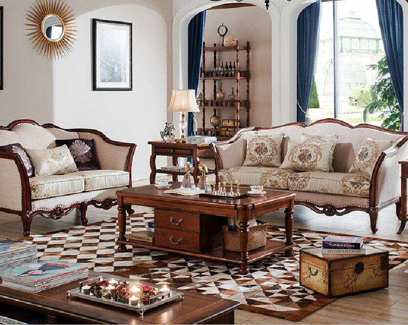 Aliexpress.com : buy american style sofa couch living room sofa ...