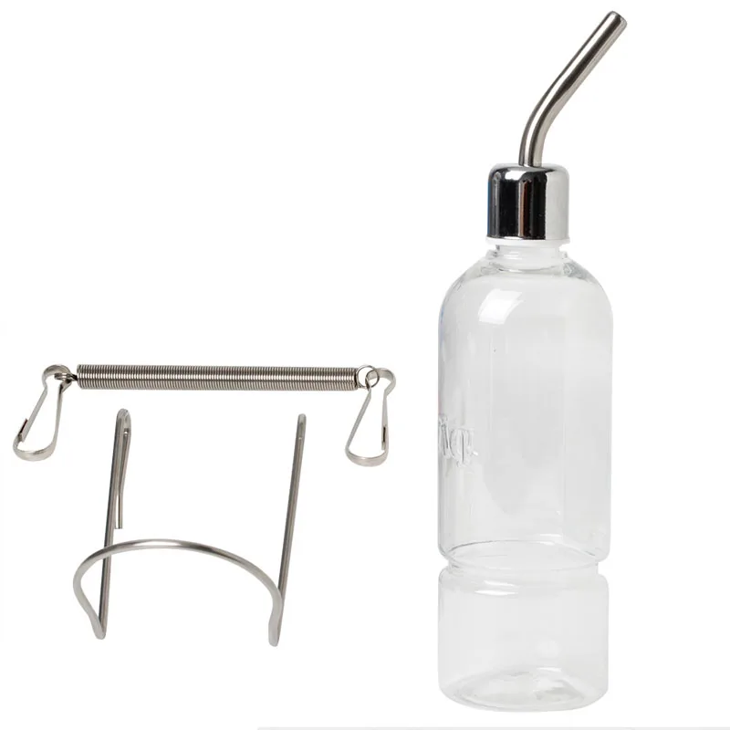 

1PC 350ml Pet Rat Water Drinking Bottle Hamster Rabbit Dispenser Cylindrical Feeder Drop shipping