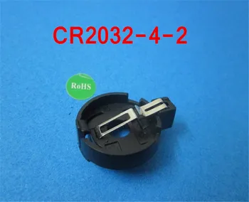 

(100pcs/lot)CR2032-4-2 Battery Button Cell Holder Socket,retail+wholesale.