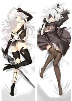 

NieR Automata 2B Dakimakura Hugging Body Bedding Pillow Case Cover 150CM