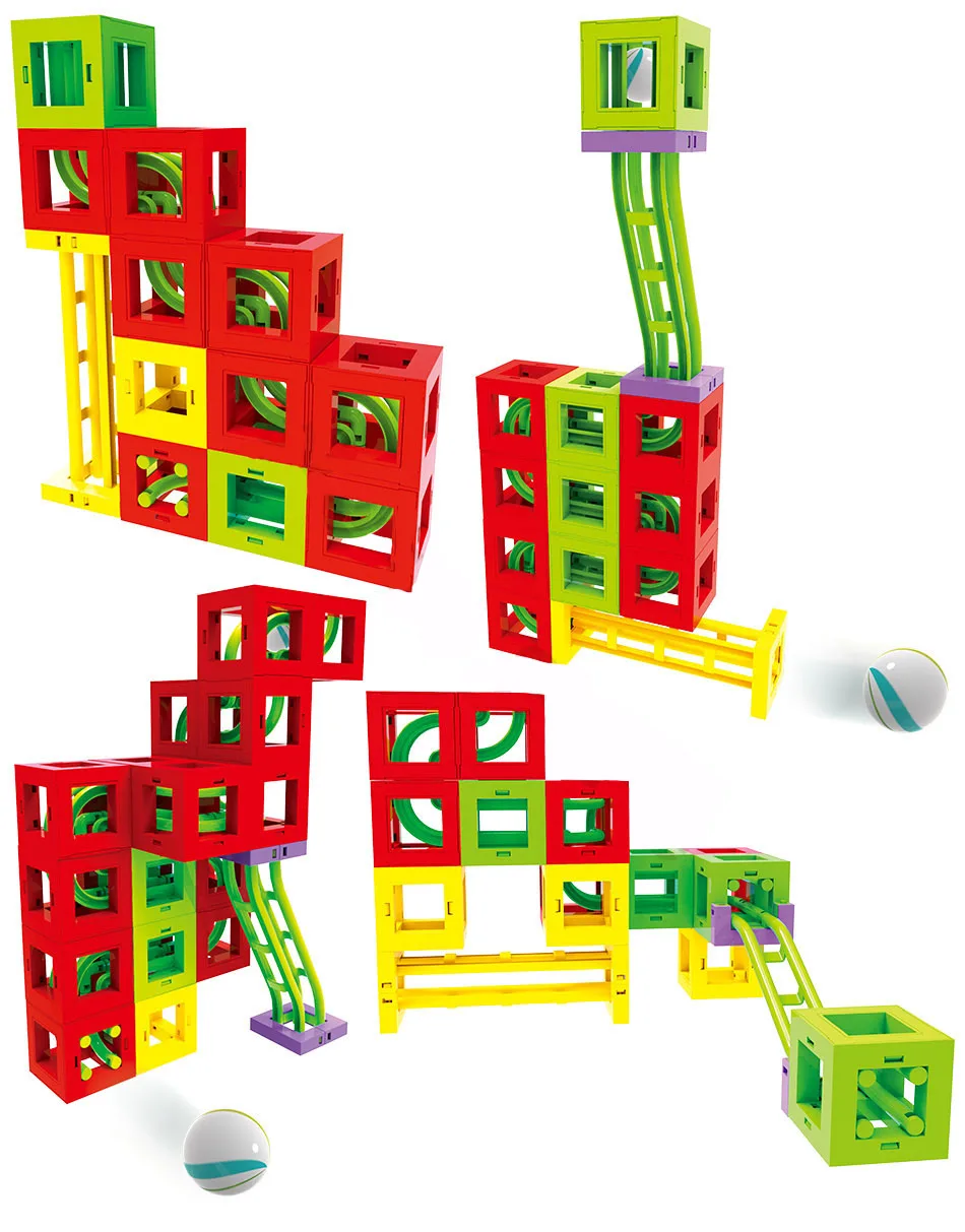 12 magnetic blocks building
