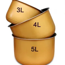 Рисоварка лайнер 3л/4л/5л Толстая антипригарная сковорода желтый кристалл ячеистая поверхность