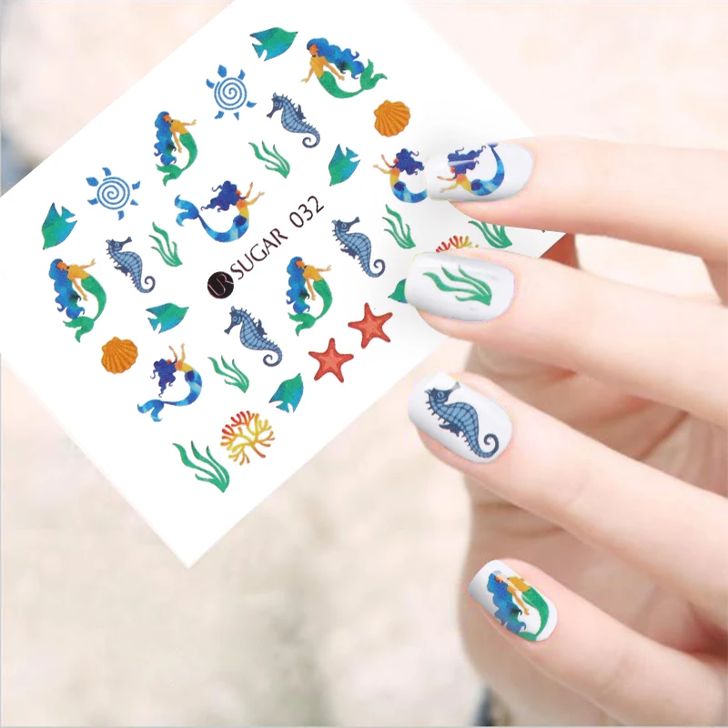 4 листа/набор переводные наклейки для ногтей|transfer sticker|nail art transfer stickersnail water decals |