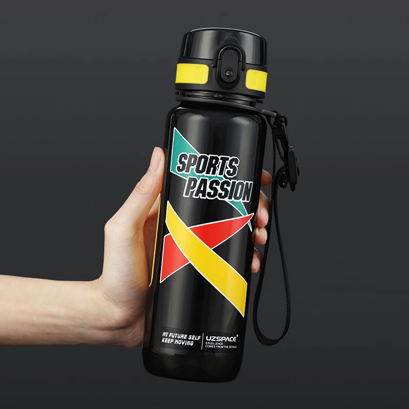 Najtaniej UZSPACE Sport butelki na wodę o dużej pojemności męski przenośny twórczy trend czajnik Outdoor fitness Space plastikowa butelka BPA Free