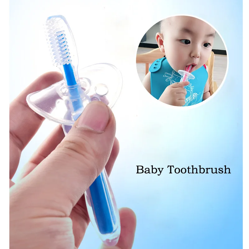 Toothbrush Training Baby Infants Children Newborn-Brush-Tool Kids for 1pc Soft-Safe Bendable