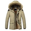 Chaqueta de invierno para hombre a la moda nueva llegada Casual Delgado grueso abrigo para hombre Parkas con capucha abrigo largo ropa para hombre ► Foto 2/6