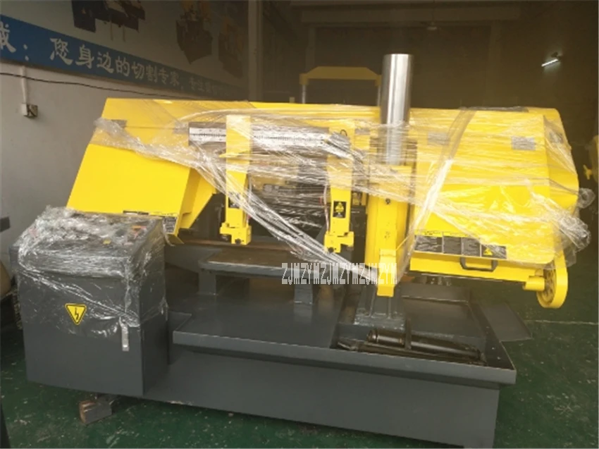 GD4232 две колонки машина для сшивания лент профессиональный машина для пиления Горизонтальная ленточная пила Деревообработка Пиление Mchine 220 V/380 V 4KW