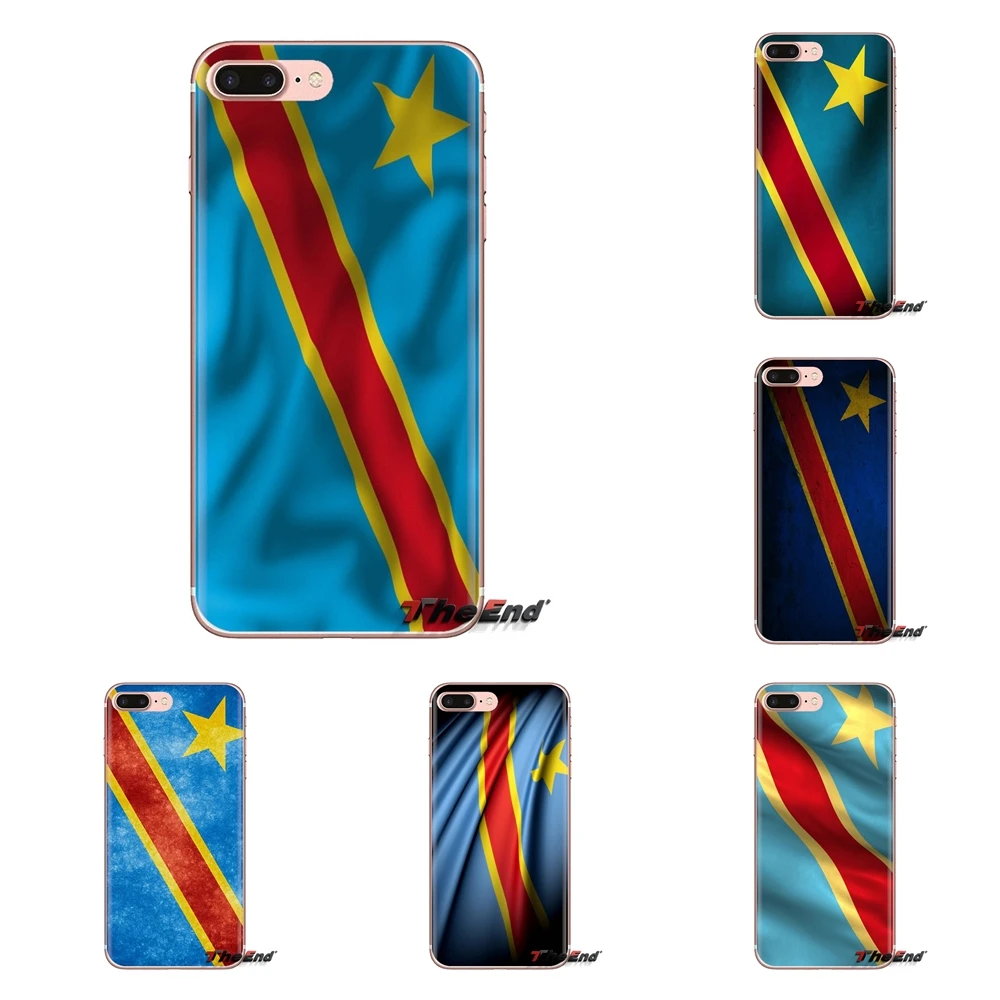 Для iPod Touch Apple iPhone 4 4S 5 5S SE 5C 6 6S 7 8 X XR XS Plus MAX картина маслом CG Флаг Конго баннер